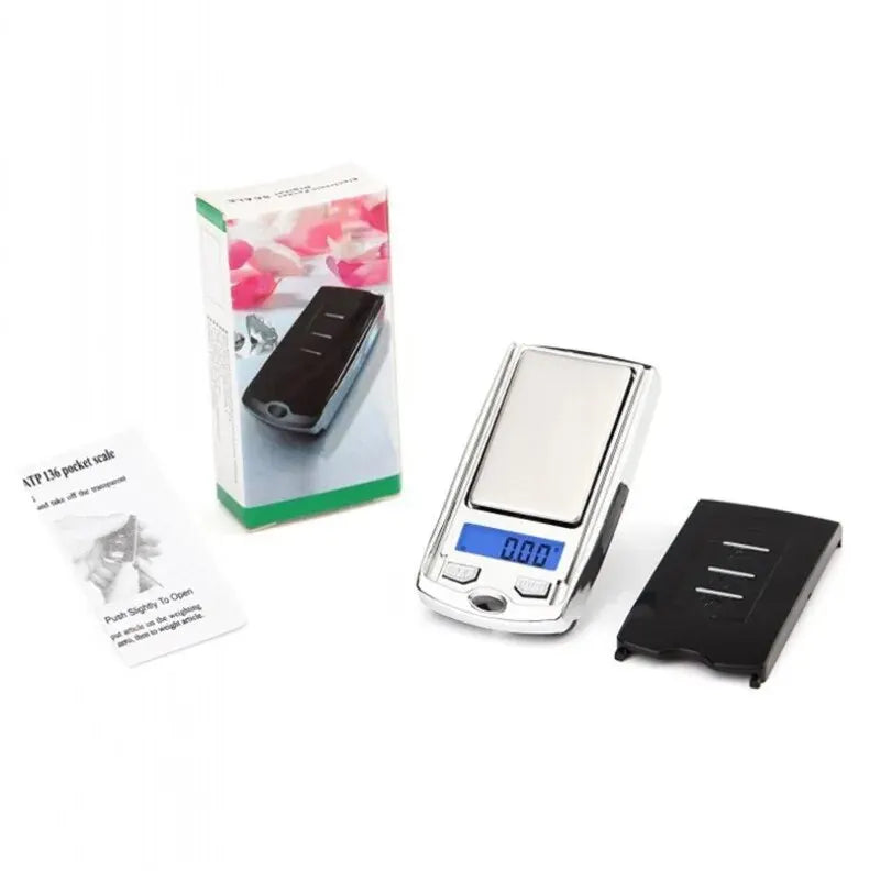 Mini balança digital eletrônica de bolso, até 100g  estilo chave, portátil, precisão, pesagem, display lcd