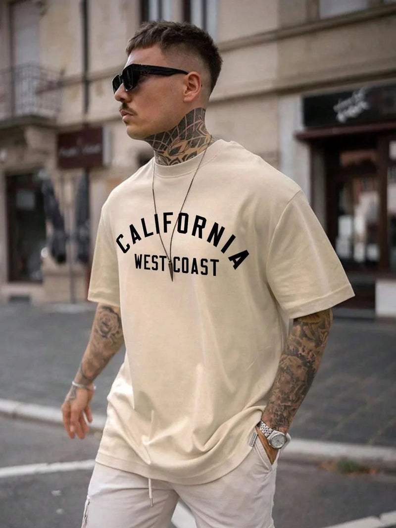 Camiseta Oversized Califórnia masculina