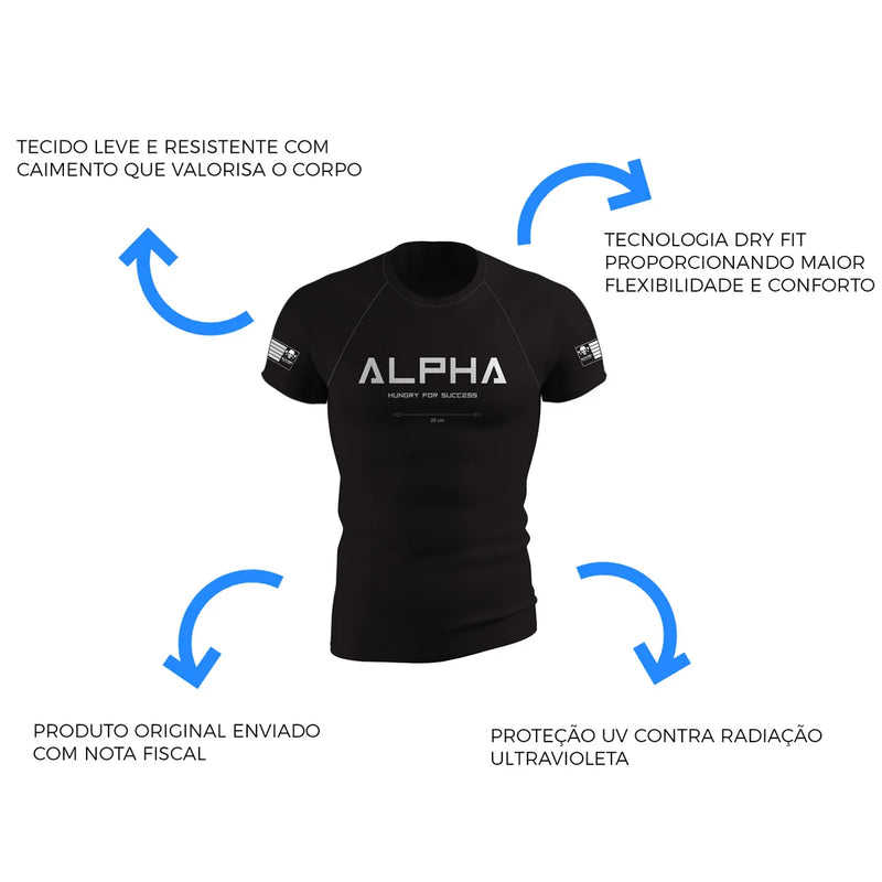 Camiseta Alpha esportiva original masculina